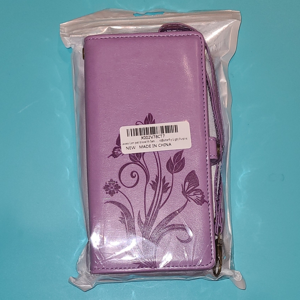 Butterfly Light Purple Samsung Galaxy S20 FE 5G G780F Leather Wallet Phone Case